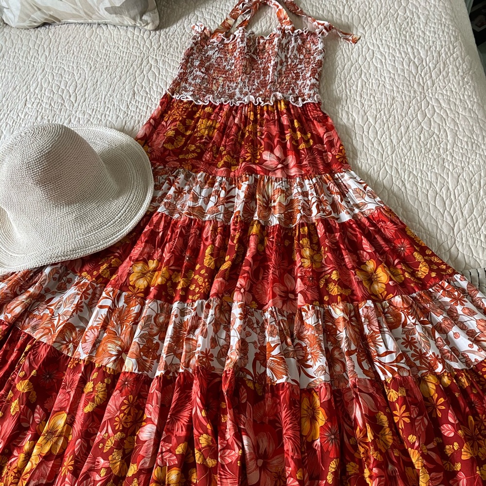 Boho Halter Top Sundress